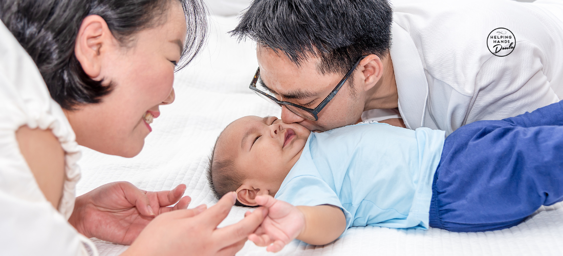 new parents with newborn
